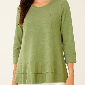 Southern Lady Tunic - Size Medium - Green - EUC